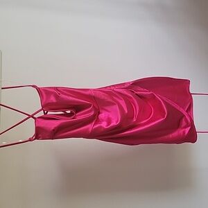 Hot pink cocktail dress size S
